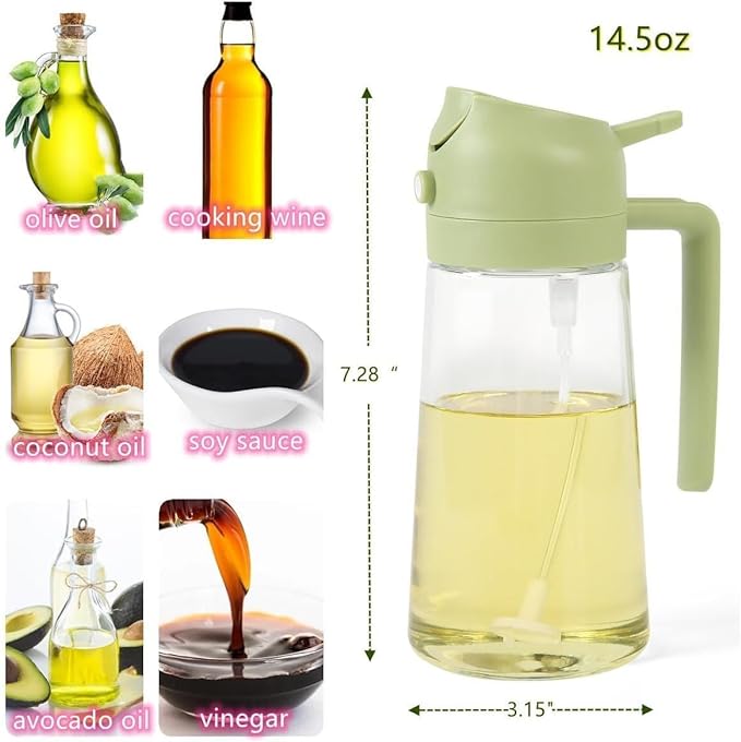 2 in 1 Oil Bottle - Versatile Kitchen Companion