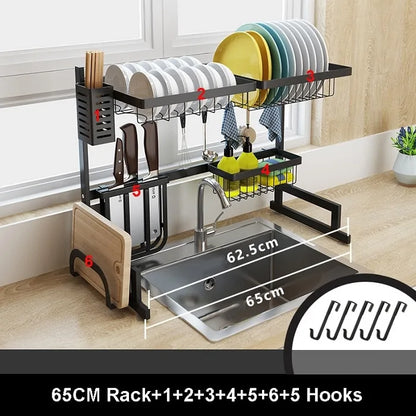 SleekU Dish Rack - Compact and Durable - PractiPrep