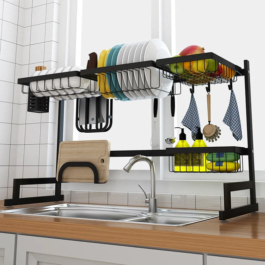 SleekU Dish Rack - Compact and Durable - PractiPrep