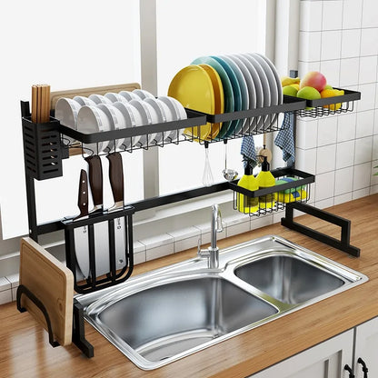 SleekU Dish Rack - Compact and Durable - PractiPrep