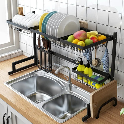 SleekU Dish Rack - Compact and Durable - PractiPrep